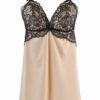 Nuisette en jersey beige V-10539 – Axami - 94edenstreet.com - sexshop en ligne