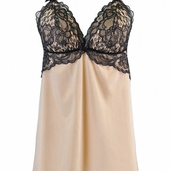 Nuisette en jersey beige V-10539 – Axami