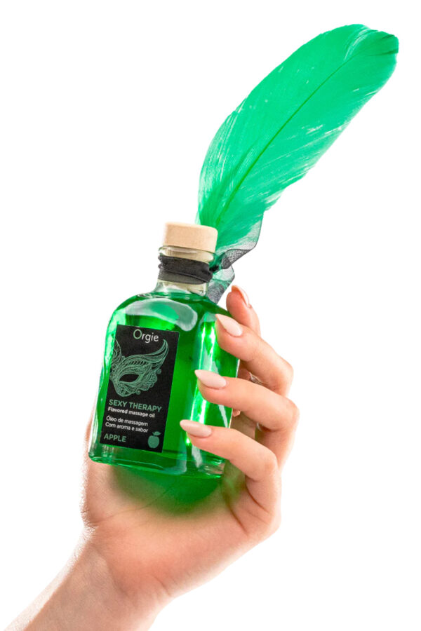 Huile de massage embrassable Sexy Therapy Pomme - 94edenstreet.com - sexshop en ligne