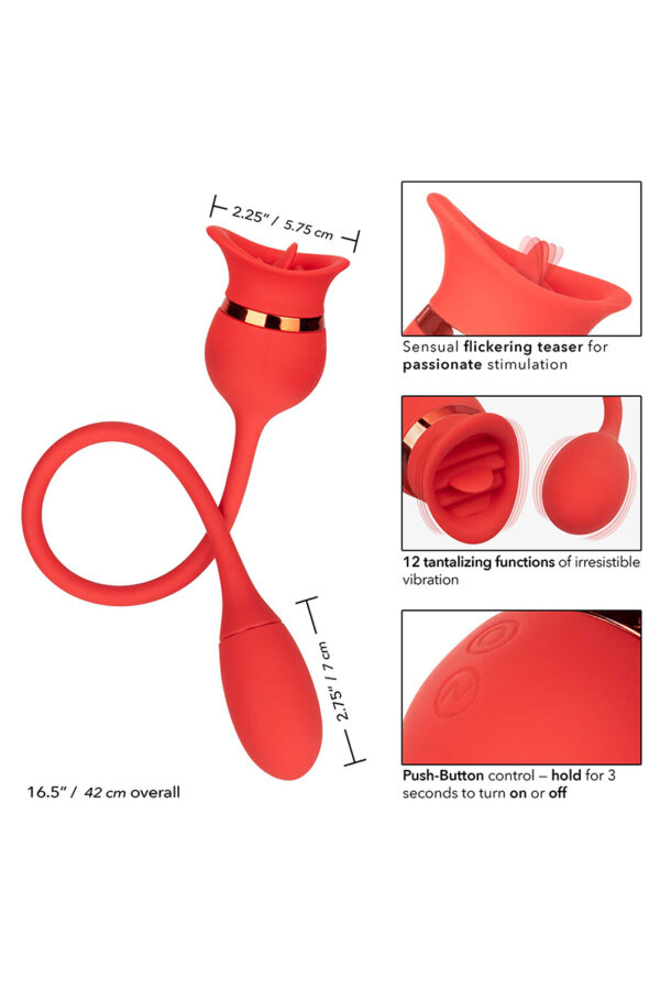 Double stimulateur French Kiss Casanova - 94edenstreet.com - sexshop en ligne