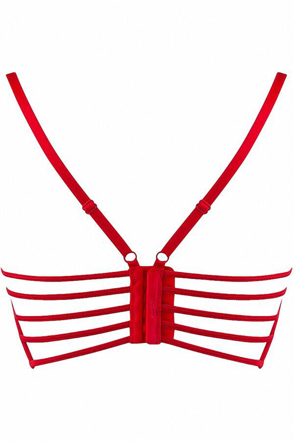 Soutien-gorge dentelle rouge V-9691 - Axami – Image 3