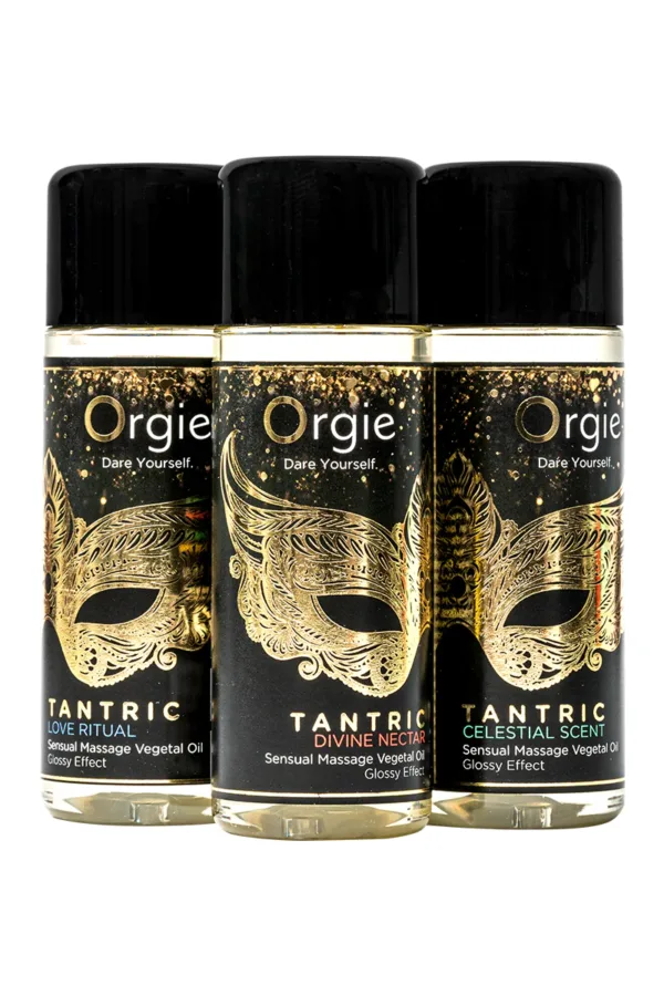 Coffret 3 huiles de massage Sensuel Tantric Collection - 94edenstreet.com - sexshop en ligne