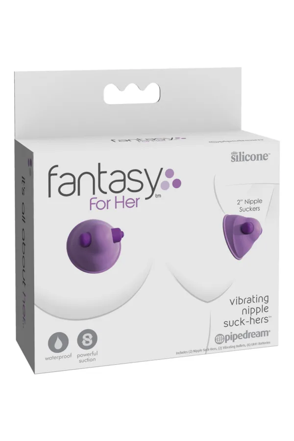2 ventouses à tétons vibrantes Suck-Hers - 94edenstreet.com - sexshop en ligne