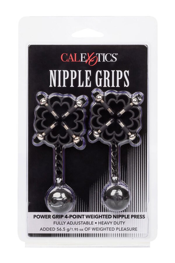 Pinces à tétons lestées – Calexotics - 94edenstreet.com - sexshop en ligne