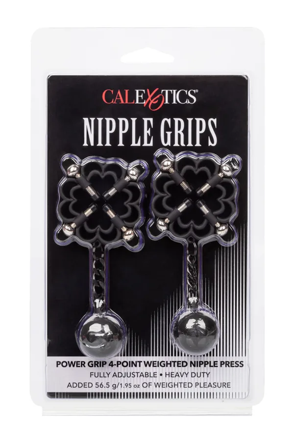 Pinces à tétons lestées – Calexotics - 94edenstreet.com - sexshop en ligne