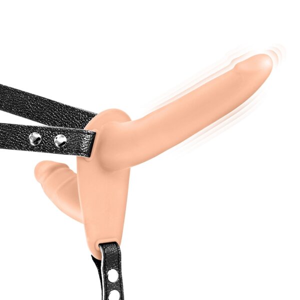 Double gode ceinture chair vibrant – Fetish Tentation