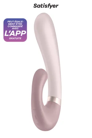 Vibro Rabbit Heat Wave beige – Satisfyer - 94edenstreet.com - sexshop en ligne