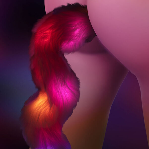 Plug anal Licorne avec queue lumineuse – Taboom