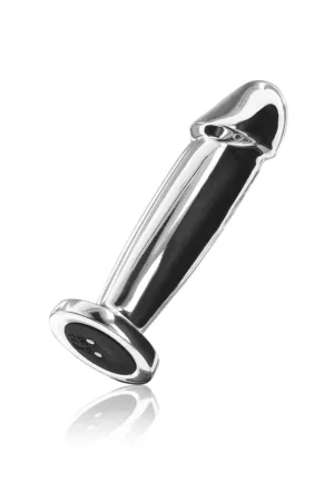 Plug vibrant en métal The Intruder - 94edenstreet.com - sexshop en ligne