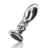 Plug vibrant en métal The Slider M - 94edenstreet.com - sexshop en ligne