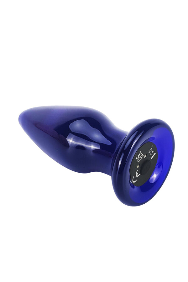 Plug vibrant en verre The Shining - 94edenstreet.com - sexshop en ligne
