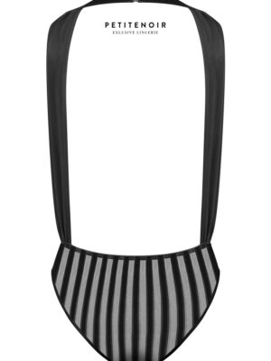 Body fendu tulle et rayures