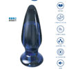 Plug vibrant en verre The Shining - 94edenstreet.com - sexshop en ligne