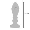 Plug vibrant en métal The Slider M - 94edenstreet.com - sexshop en ligne
