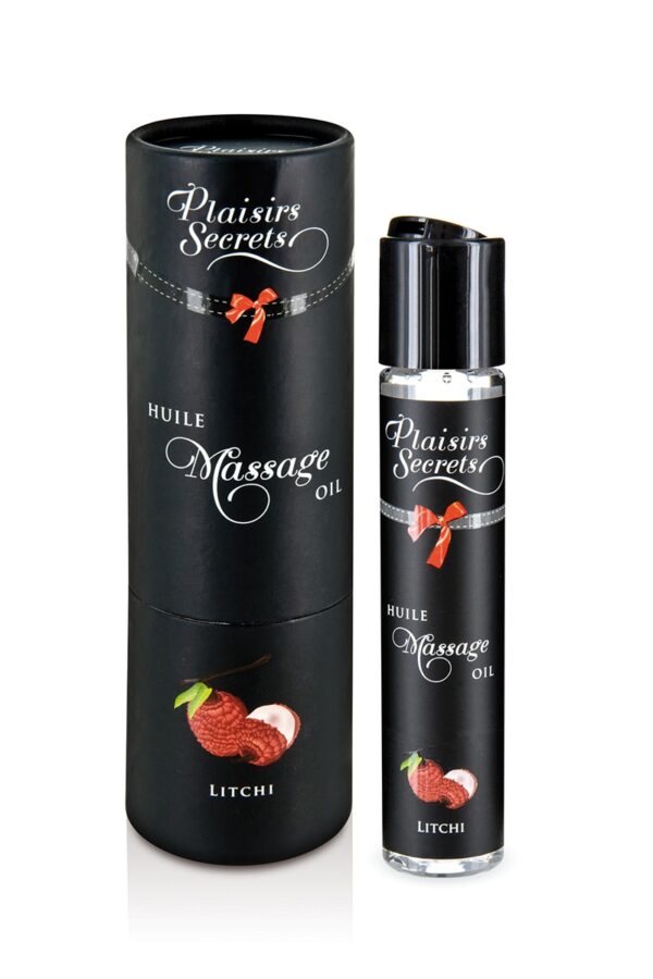 Huile de massage gourmande – Litchi - 94edenstreet.com - sexshop en ligne