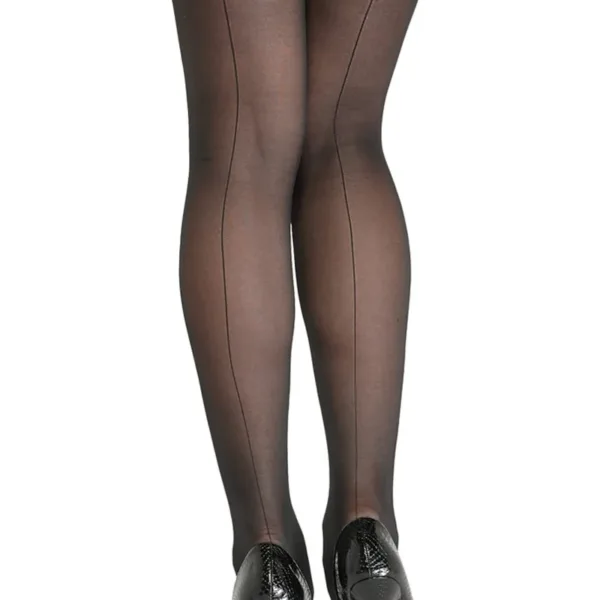 Bas autofixants noir Hold up 3 – Cotelli Legwear