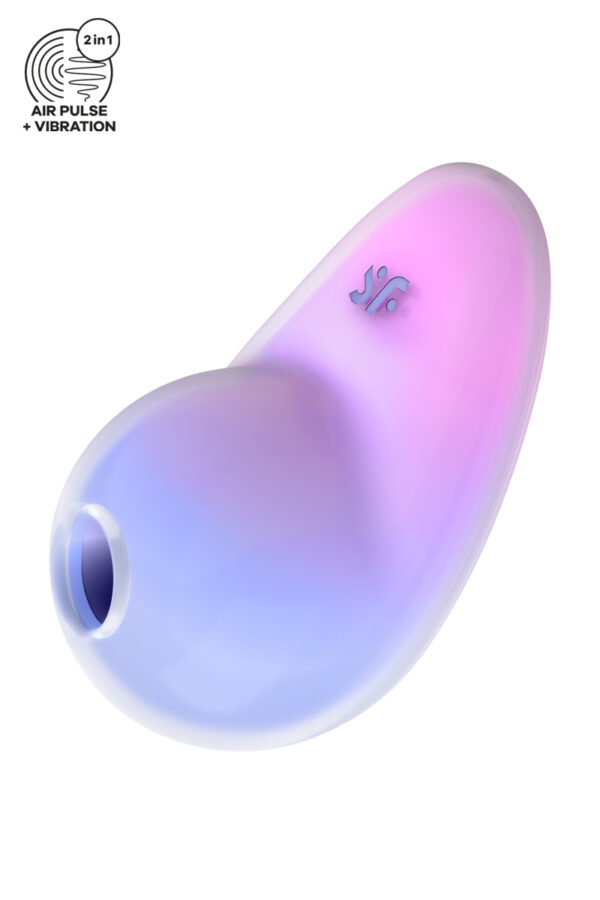 Double stimulateur Pixie Dust air pulsé + vibrations – rose et violet - 94edenstreet.com - sexshop en ligne