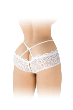 Culotte ouverte blanche Celia – Fashion Secret - 94edenstreet.com - sexshop en ligne