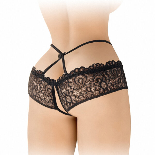 Culotte ouverte noire Celia – Fashion Secret