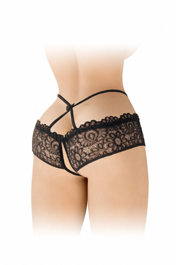 Culotte ouverte noire Celia – Fashion Secret - 94edenstreet.com - sexshop en ligne
