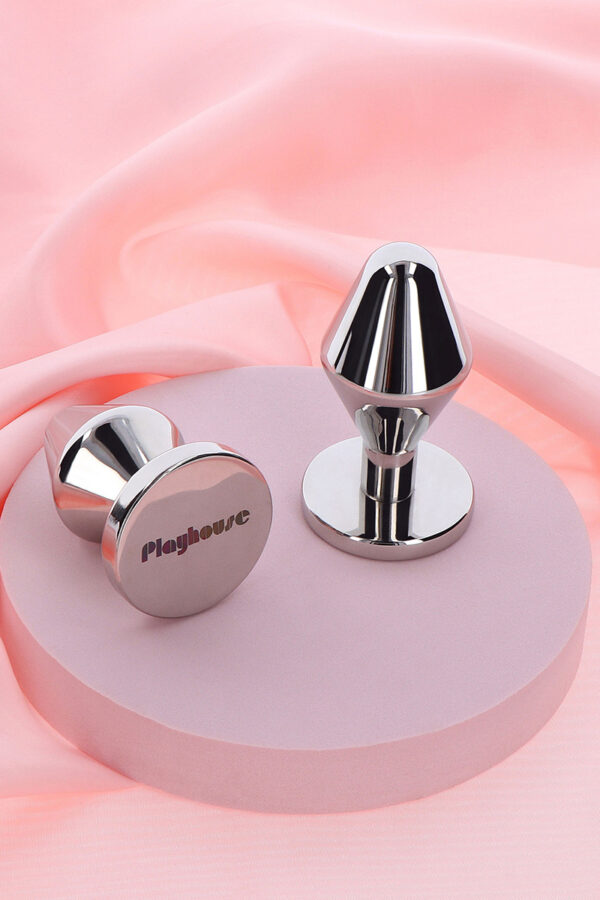 Plug métal Massive Steel Butt Plug – M - 94edenstreet.com - sexshop en ligne