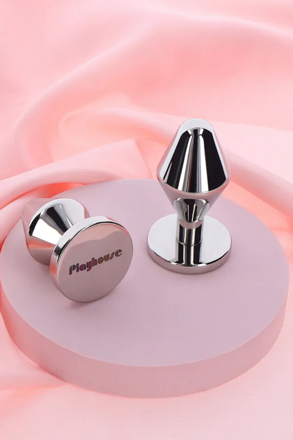 Plug métal Massive Steel Butt Plug – M - 94edenstreet.com - sexshop en ligne