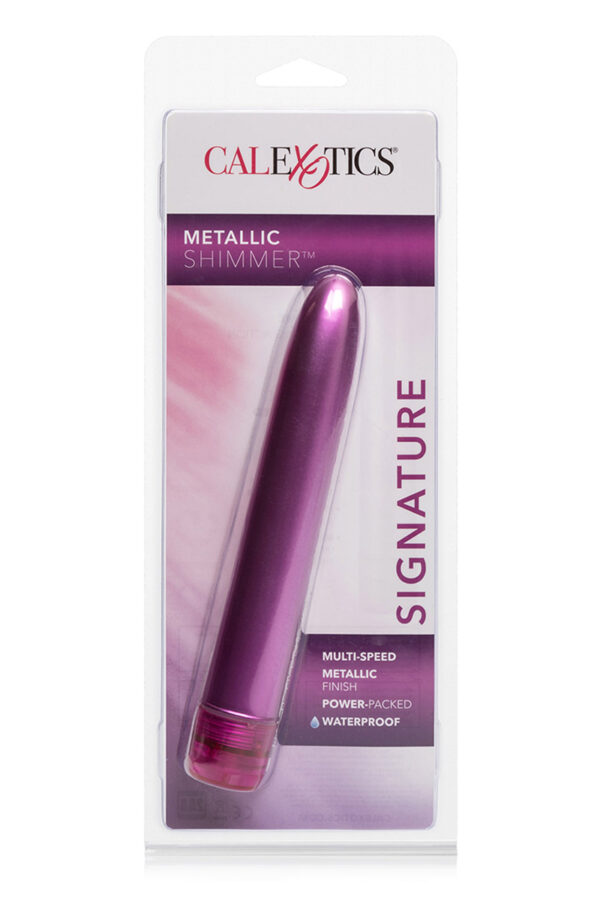 Vibromasseur Metallic Shimmer rose - 94edenstreet.com - sexshop en ligne