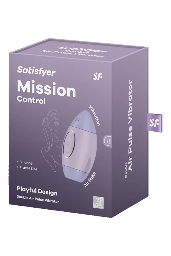 Stimulateur sans contact et vibrant Mission Control – Satisfyer - 94edenstreet.com - sexshop en ligne