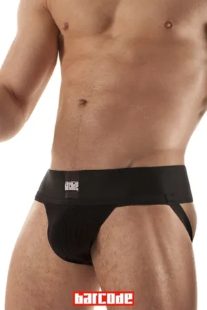 Jockstrap Sergey Basic noir – Barcode - 94edenstreet.com - sexshop en ligne