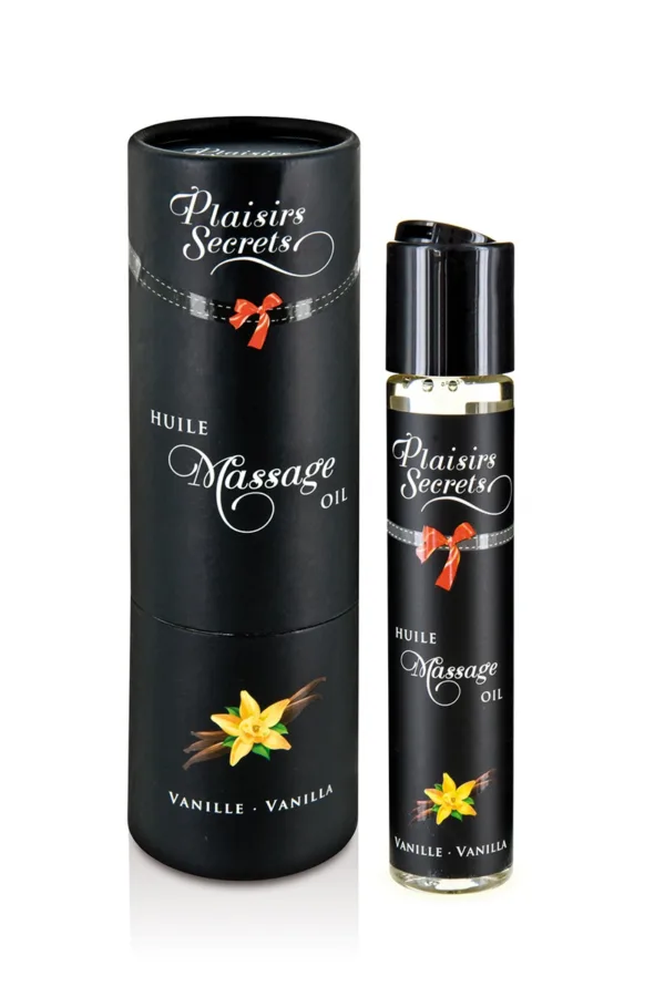 Huile de massage gourmande – Vanille - 94edenstreet.com - sexshop en ligne