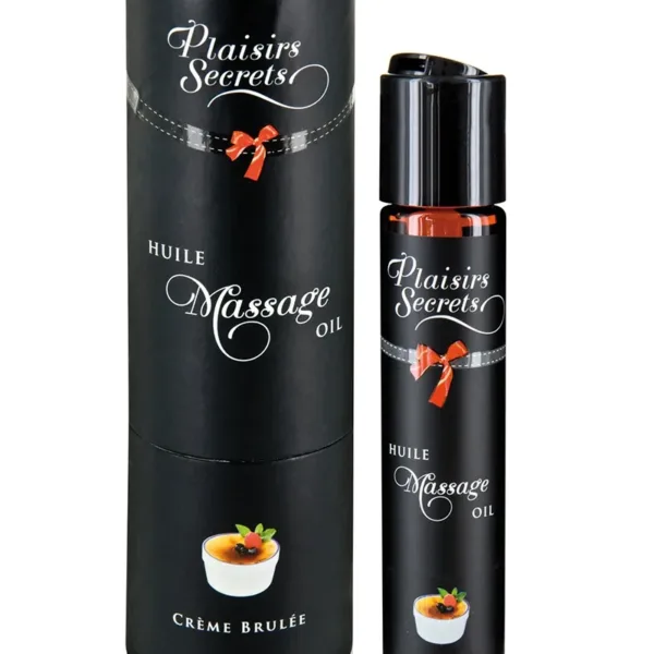 Huile de massage gourmande – Crème Brulée