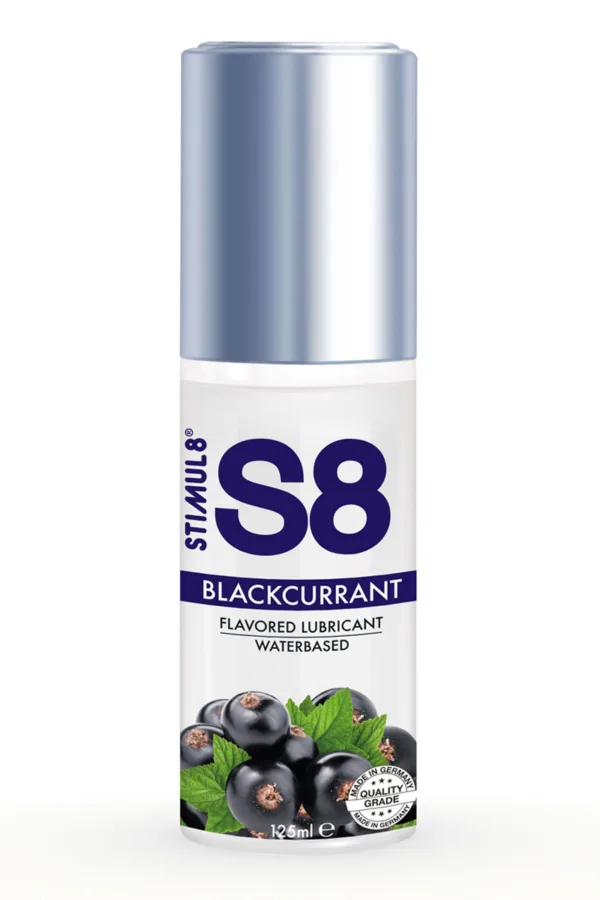 Lubrifiant S8 parfumé cassis 125ml - 94edenstreet.com - sexshop en ligne