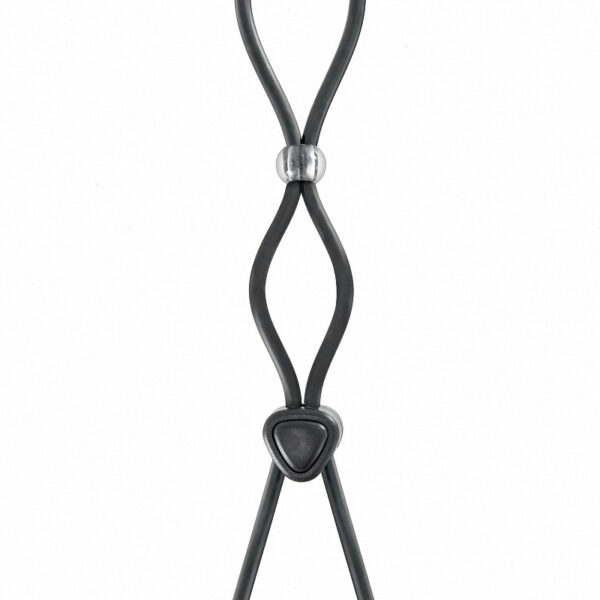 Cockring ajustable à double boucle