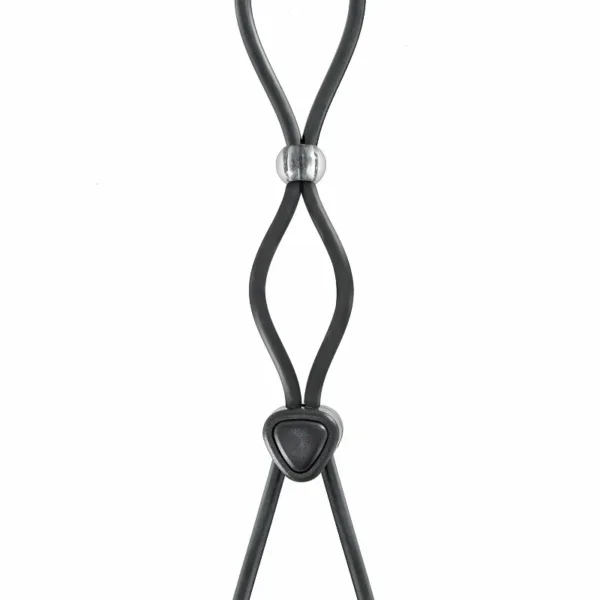 Cockring ajustable à double boucle