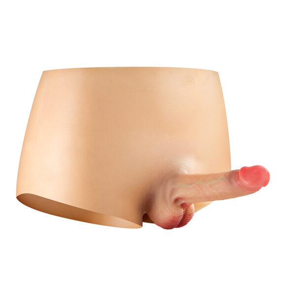 Culotte avec gode réaliste creux