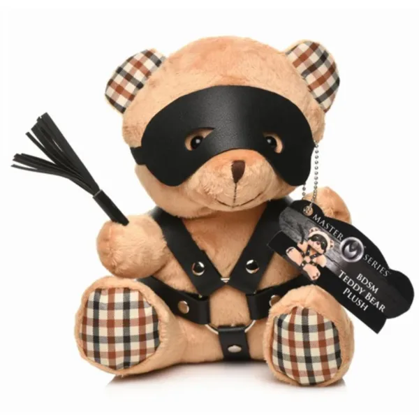 Ours en peluche BDSM avec martinet