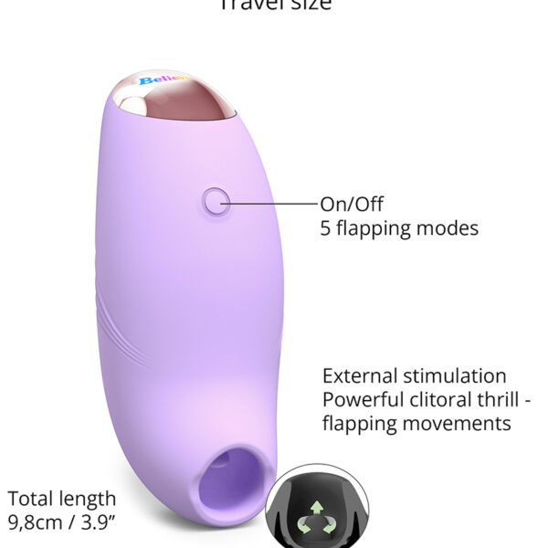 Stimulateur clitoridien Believer mauve – Love to Love