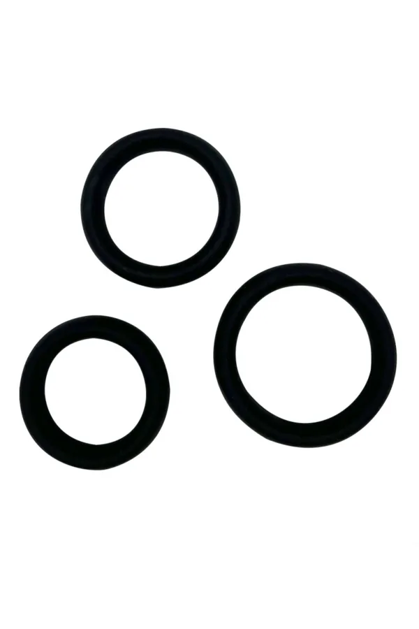 Kit 3 cockrings Sensual Pleasure Rings – Alive - 94edenstreet.com - sexshop en ligne