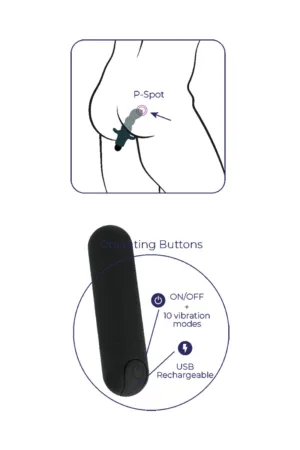 Plug anal vibrant Buddy – Wooomy - 94edenstreet.com - sexshop en ligne