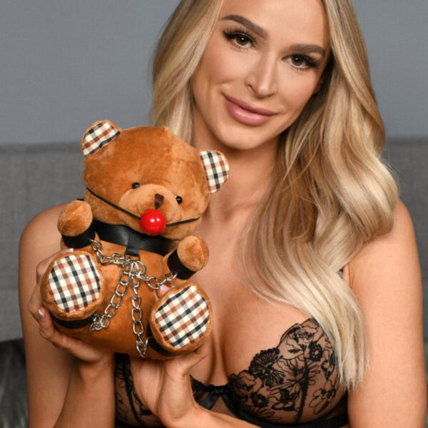 Ours en peluche bâillonné