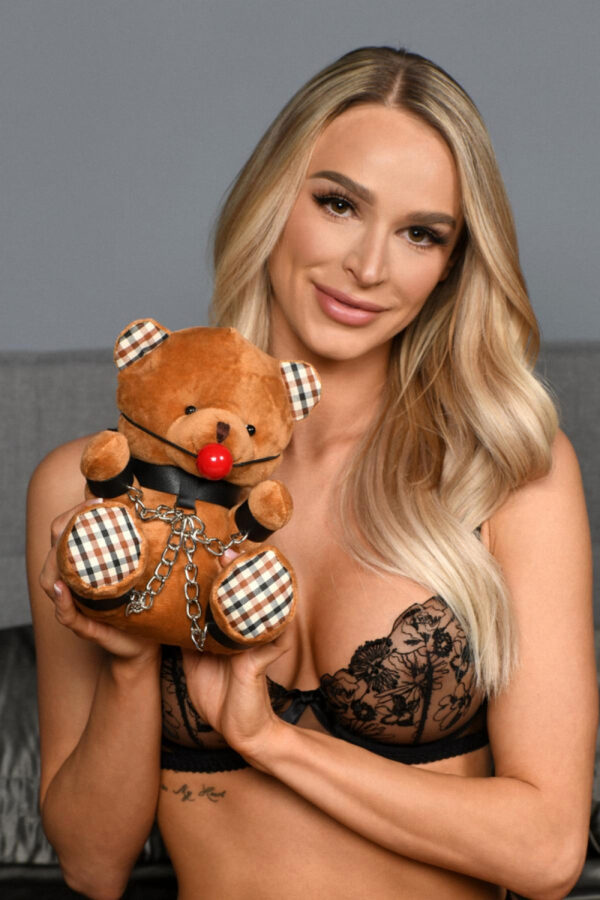Ours en peluche bâillonné - 94edenstreet.com - sexshop en ligne