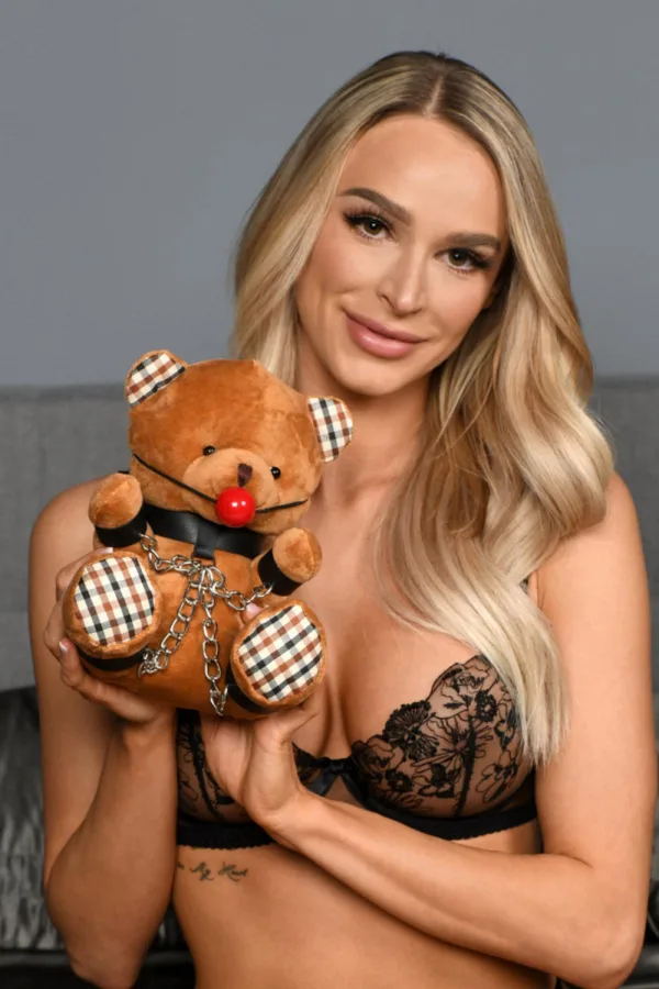Ours en peluche bâillonné - 94edenstreet.com - sexshop en ligne