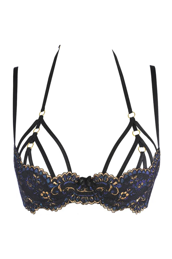 Soutien-gorge dentelle Noir V-10361 – Axami - 94edenstreet.com - sexshop en ligne