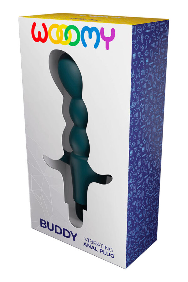 Plug anal vibrant Buddy – Wooomy - 94edenstreet.com - sexshop en ligne