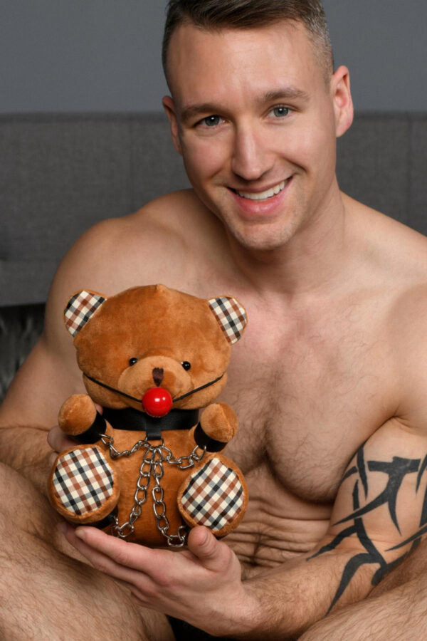 Ours en peluche bâillonné - 94edenstreet.com - sexshop en ligne