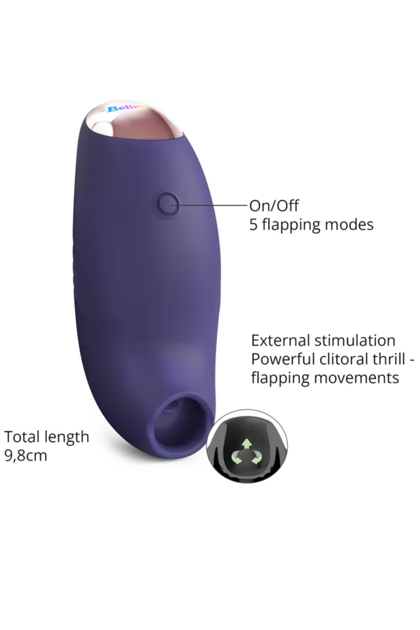 Stimulateur clitoridien Believer violet – Love to Love - 94edenstreet.com - sexshop en ligne