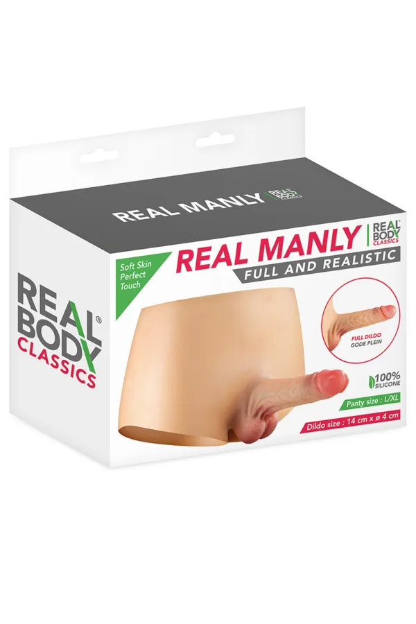 Culotte avec gode réaliste plein - 94edenstreet.com - sexshop en ligne
