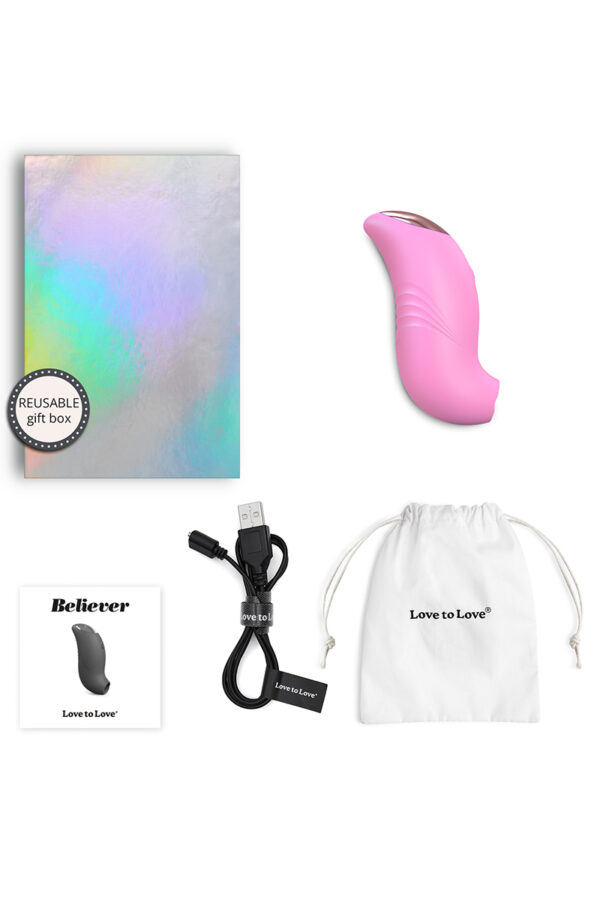 Stimulateur clitoridien Believer rose - Love to Love – Image 4
