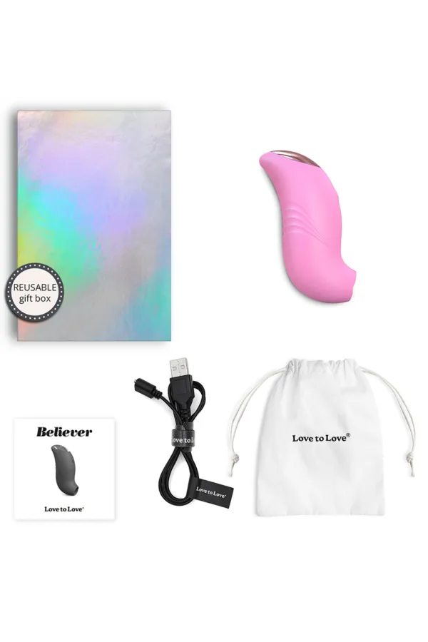 Stimulateur clitoridien Believer rose – Love to Love - 94edenstreet.com - sexshop en ligne