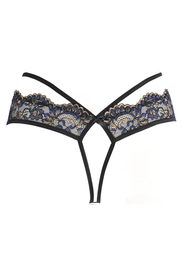 String dentelle Noir V-10368 – Axami - 94edenstreet.com - sexshop en ligne